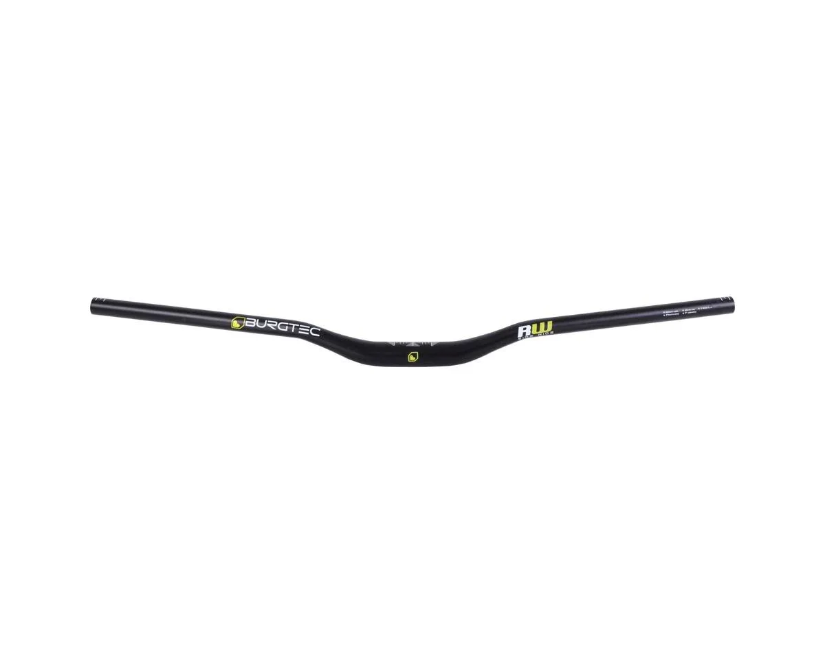 Burgtec Ride Wide Enduro Riser Bar (Black) (31.8mm) (30mm Rise) (800mm) (5/9° Sweep)